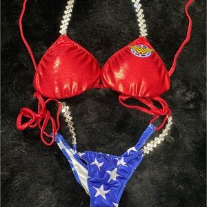 Wonder Woman Posing Bikini